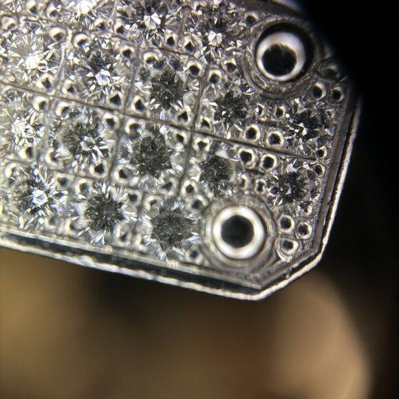 Hermès Kelly Diamond Lock Bangle 18K White Gold 0.36ct Made In France With Box - Picture 13 of 14